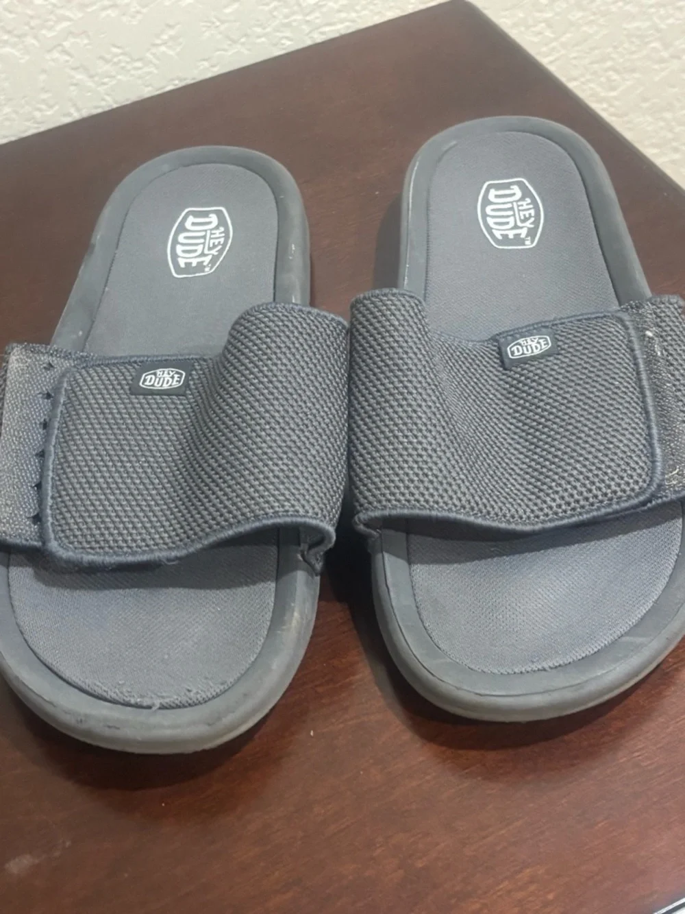 Hey‎ Dude Phoenix Dark Gray Slide Sandal